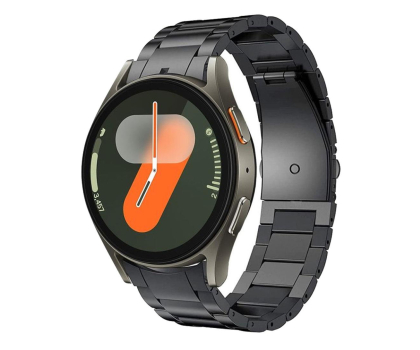 Pasek i akcesoria do zegarków TECH-PROTECT Stainless do Galaxy Watch 4 / 5 / 5 Pro / 6 / 7 / FE Black